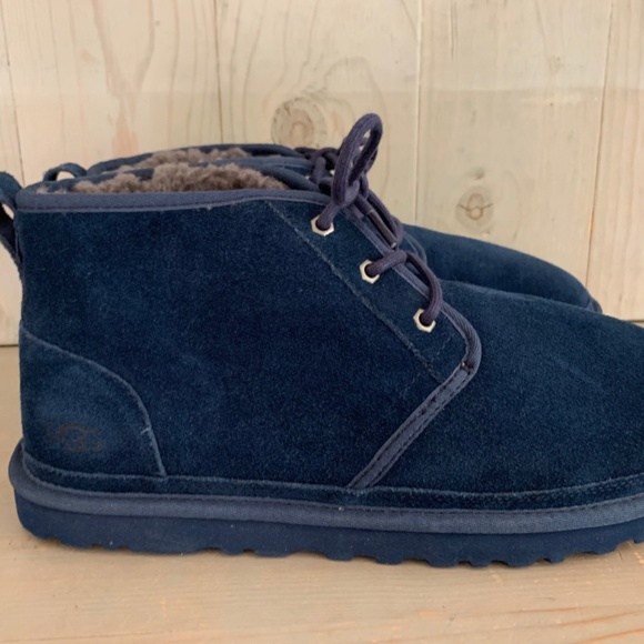 ugg neumel new navy chukka boots new - Picture 3 of 7